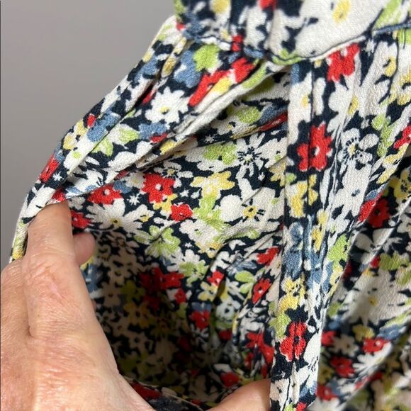 Free People Red and Yellow and Blue Floral Jumpsuit - Picture 5 of 7